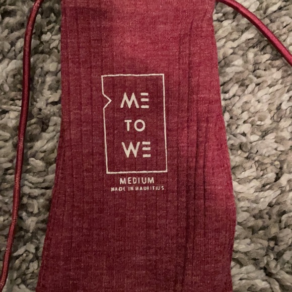 Burgundy crop top - Picture 3 of 3